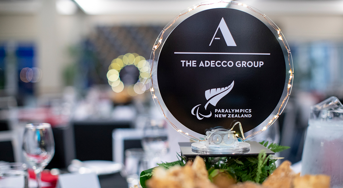 Adecco New Zealand Prime Ministers Dinner Paralympics Trophee